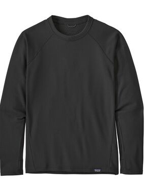 Patagonia Kids' | Dark Gray Capilene Baselayer Midweight Crew 10